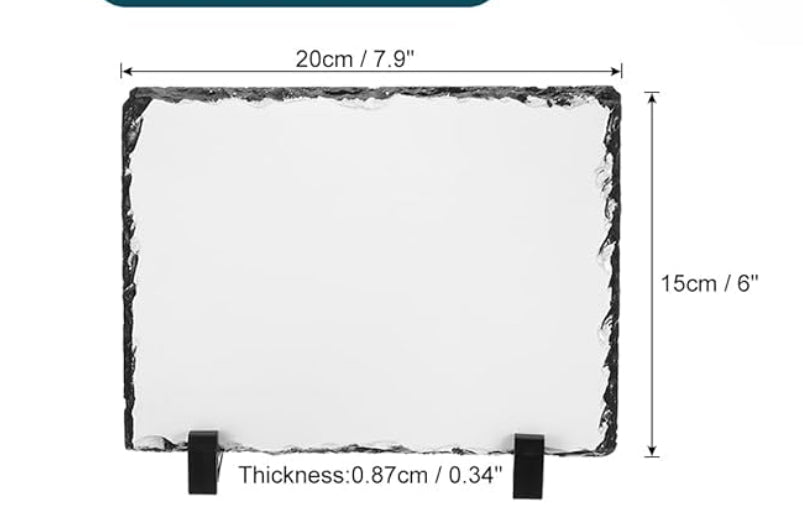 Custom made to order photo slate