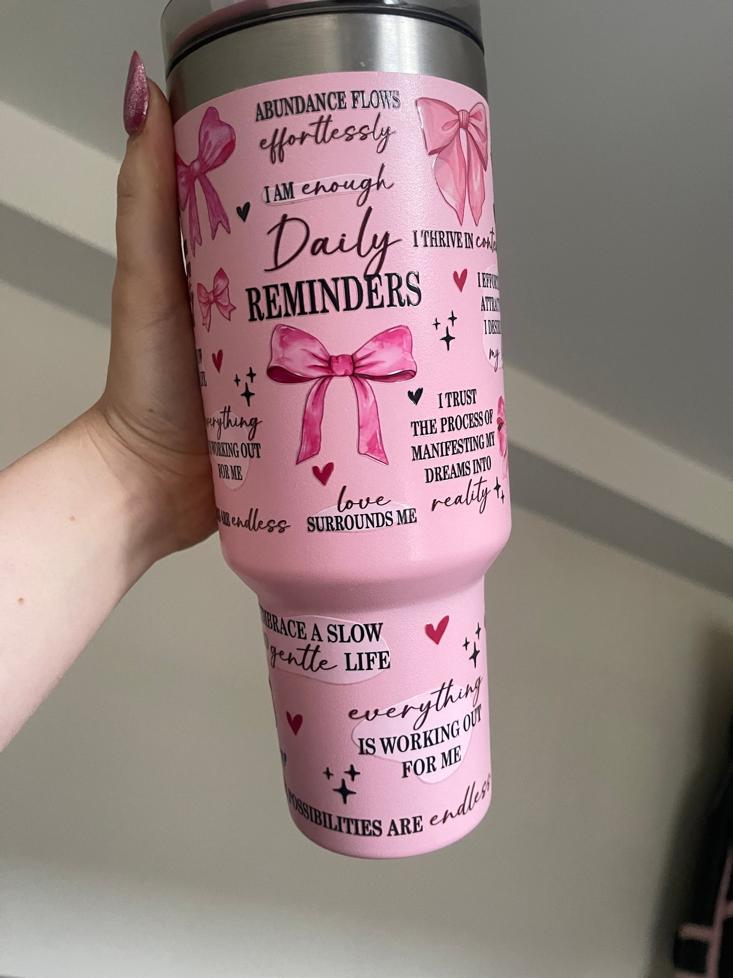 Custom made to order 40oz tumbler