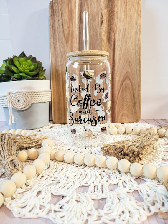 Custom made to order 16oz Glass can